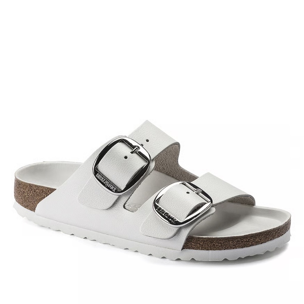 Birkenstock Arizona Big Buckle Sandals White